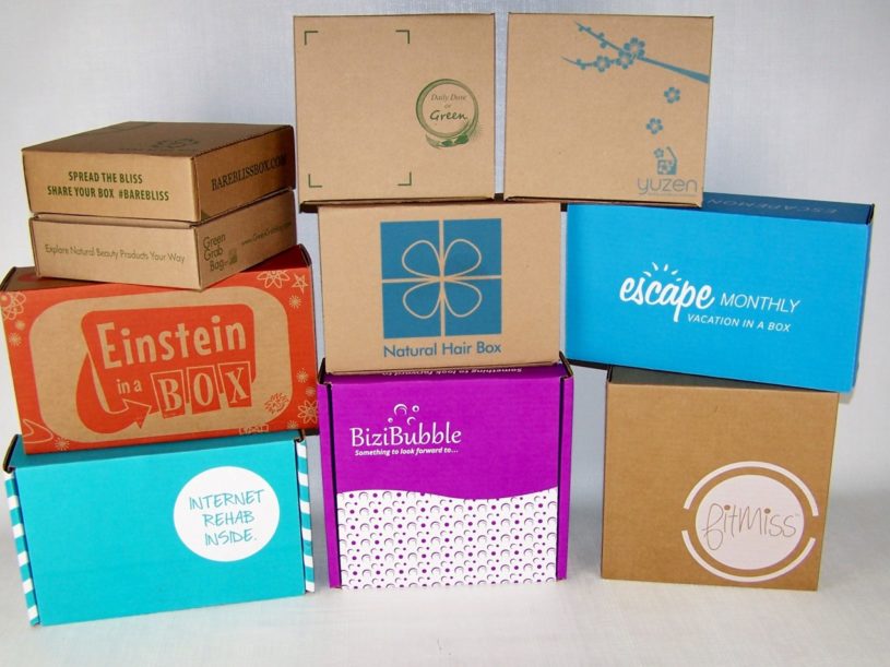 Subscription Box Packaging Stickers Stamps Or Custom Printing