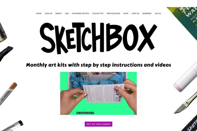 Sketchbox website