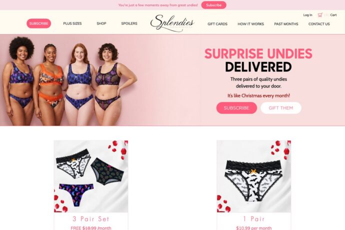 Splendies website